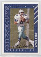 Checklist (Troy Aikman) [EX to NM]