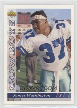 1993 Upper Deck Dallas Cowboys - [Base] #D9 - James Washington