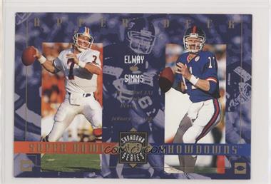 1993 Upper Deck Lite Beer/Tombstone Pizza Super Bowl Showdown Series - [Base] #4 - John Elway, Phil Simms