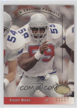 1993 Upper Deck SP - [Base] #163 - Vincent Brown