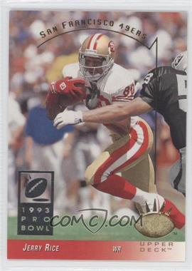 1993 Upper Deck SP - [Base] #240 - Jerry Rice