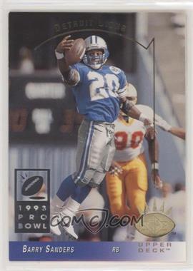 1993 Upper Deck SP - [Base] #88 - Barry Sanders [EX to NM]