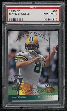 1993 Upper Deck SP - [Base] #91 - Mark Brunell [PSA 8 NM‑MT]