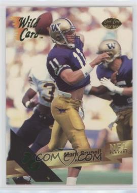 1993 Wild Card - [Base] - 10 Stripe #135 - Mark Brunell