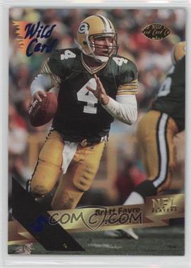 1993 Wild Card - [Base] - 5 Stripe #136 - Brett Favre