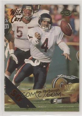 1993 Wild Card - [Base] - 50 Stripe #12 - Jim Harbaugh