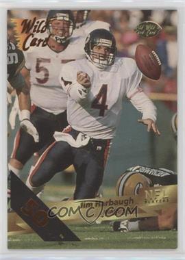 1993 Wild Card - [Base] - 50 Stripe #12 - Jim Harbaugh