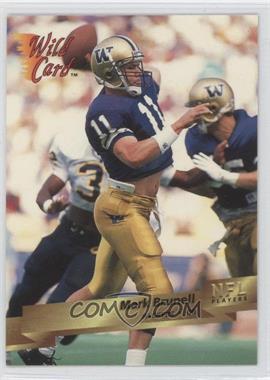 1993 Wild Card - [Base] #135 - Mark Brunell