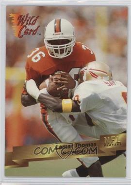 1993 Wild Card - [Base] #49 - Lamar Thomas