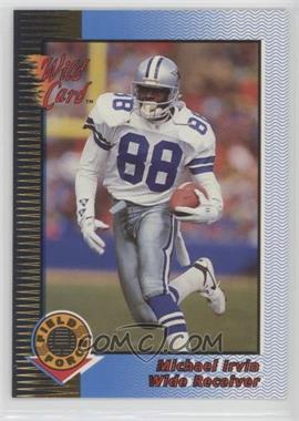 1993 Wild Card - Field Force - Gold #EFF-73 - Michael Irvin