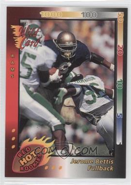 1993 Wild Card - Red Hot Rookies #WRHR-38 - Jerome Bettis