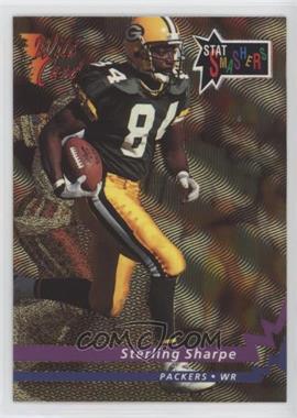1993 Wild Card - Stat Smashers - Gold #CSS-106 - Sterling Sharpe