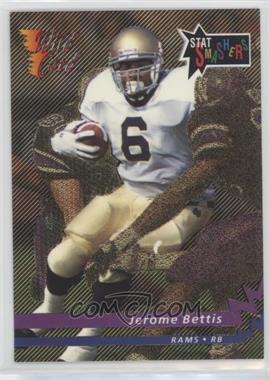 1993 Wild Card - Stat Smashers - Gold #WSS-68 - Jerome Bettis