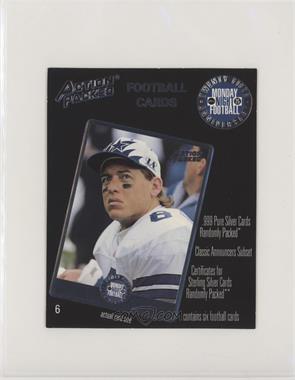 1994 Action Packed Monday Night Football - Promos #6 - Troy Aikman [EX to NM]