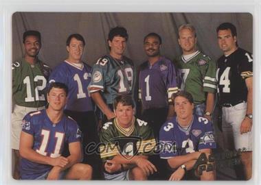 1994 Back to School - [Base] #BS1 - Jim Kelly, Warren Moon, Neil O'Donnell, Drew Bledsoe, Brett Favre, Rick Mirer, Randall Cunningham, Bernie Kosar, Boomer Esiason (Action Packed)