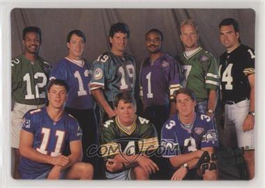 1994 Back to School - [Base] #BS1 - Jim Kelly, Warren Moon, Neil O'Donnell, Drew Bledsoe, Brett Favre, Rick Mirer, Randall Cunningham, Bernie Kosar, Boomer Esiason (Action Packed)