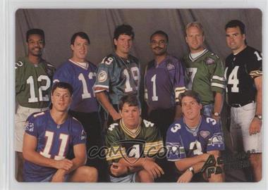 1994 Back to School - [Base] #BS1 - Jim Kelly, Warren Moon, Neil O'Donnell, Drew Bledsoe, Brett Favre, Rick Mirer, Randall Cunningham, Bernie Kosar, Boomer Esiason (Action Packed)