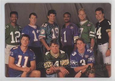 1994 Back to School - [Base] #BS1 - Jim Kelly, Warren Moon, Neil O'Donnell, Drew Bledsoe, Brett Favre, Rick Mirer, Randall Cunningham, Bernie Kosar, Boomer Esiason (Action Packed)