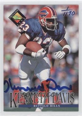 1994 Classic Pro Line Live - Autographs #_KEDA - Kenneth Davis /1170