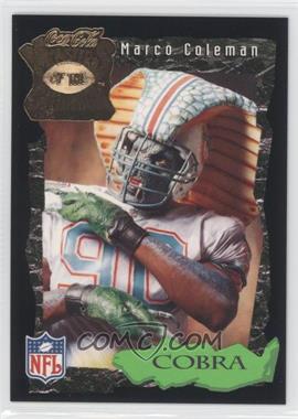 1994 Classic Pro Line Live Coca-Cola Monsters of the Gridiron - [Base] - Gold #18 - Marco Coleman