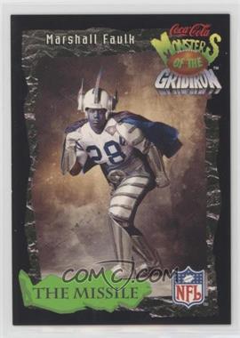 1994 Classic Pro Line Live Coca-Cola Monsters of the Gridiron - [Base] #13 - Marshall Faulk