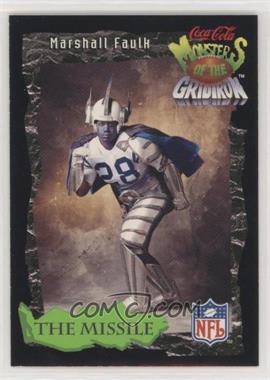 1994 Classic Pro Line Live Coca-Cola Monsters of the Gridiron - [Base] #13 - Marshall Faulk