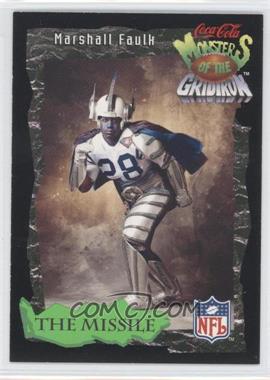 1994 Classic Pro Line Live Coca-Cola Monsters of the Gridiron - [Base] #13 - Marshall Faulk