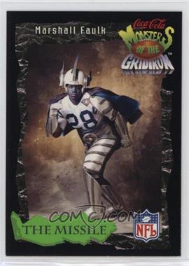 1994 Classic Pro Line Live Coca-Cola Monsters of the Gridiron - [Base] #13 - Marshall Faulk