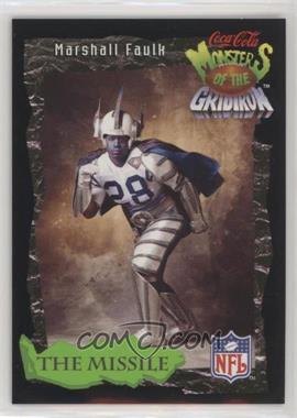 1994 Classic Pro Line Live Coca-Cola Monsters of the Gridiron - [Base] #13 - Marshall Faulk