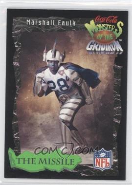 1994 Classic Pro Line Live Coca-Cola Monsters of the Gridiron - [Base] #13 - Marshall Faulk