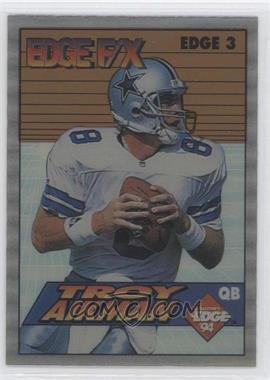 1994 Collector's Edge - Edge F/X - Gold Background #EDGE 3 - Troy Aikman