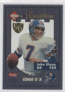 1994 Collector's Edge Excalibur - Edge F/X - Gold EdgeQuest #FX6 - John Elway