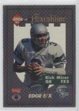 1994 Collector's Edge Excalibur - Edge F/X #FX5 - Rick Mirer