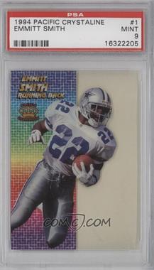 1994 Pacific Crown Collection - Crystalline Collection #1 - Emmitt Smith [PSA 9 MINT]