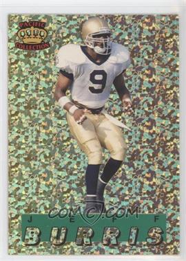 1994 Pacific Crown Collection - Knights of the Gridiron #7 - Jeff Burris