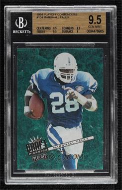 1994 Playoff Contenders - [Base] #104 - Marshall Faulk [BGS 9.5 GEM MINT]