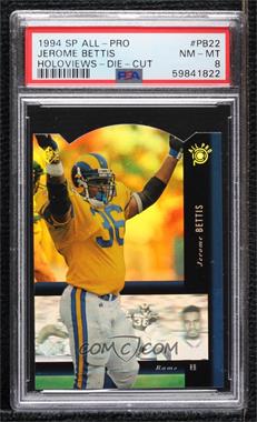 1994 SP - Future All-Pro - Die-Cut #PB22 - Jerome Bettis [PSA 8 NM‑MT]