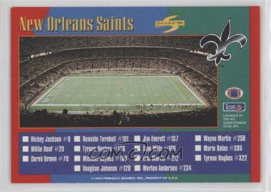 1994 Score - [Base] #314 - Checklist - New Orleans Saints, Miami Dolphins