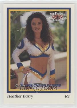 1994 Sideliners Pro Football Cheerleaders - Los Angeles Rams Cheerleaders #R1 - Heather Barry