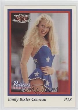 1994 Sideliners Pro Football Cheerleaders - New England Patriots Cheerleaders #P18 - Emily Bixler Comeau