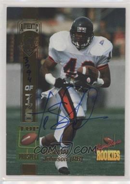 1994 Signature Rookies - [Base] - Authentic Signatures #26 - LeShon Johnson /7750