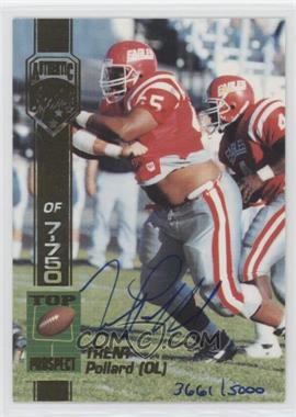 1994 Signature Rookies - [Base] - Authentic Signatures #5.2 - Trent Pollard /5000