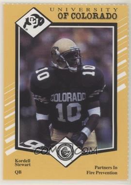 1994 Smokey Bear University of Colorado Buffaloes - [Base] #10 - Kordell Stewart