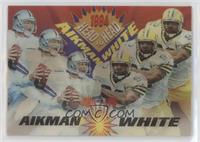 Troy Aikman, Reggie White [EX to NM] #/4,500