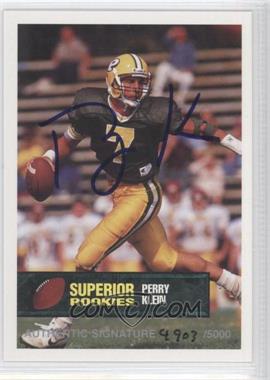 1994 Superior Rookies - [Base] - Autographs #35 - Perry Klein /5000