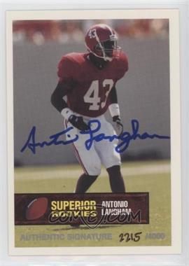 1994 Superior Rookies - [Base] - Autographs #43 - Antonio Langham /4000