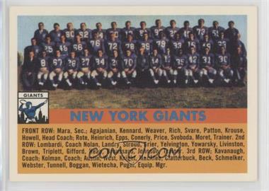 1994 Topps Archives 1956 Series - [Base] #113 - New York Giants Team