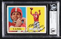 Y.A. Tittle [BAS BGS Authentic]