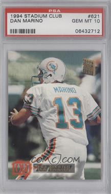 1994 Topps Stadium Club - [Base] #621 - Dan Marino [PSA 10 GEM MT]