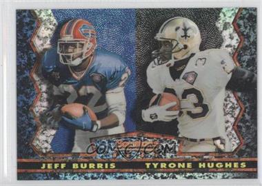 1994 Topps Stadium Club - Bowman's Best - Refractor #25 - Jeff Burris, Tyrone Hughes